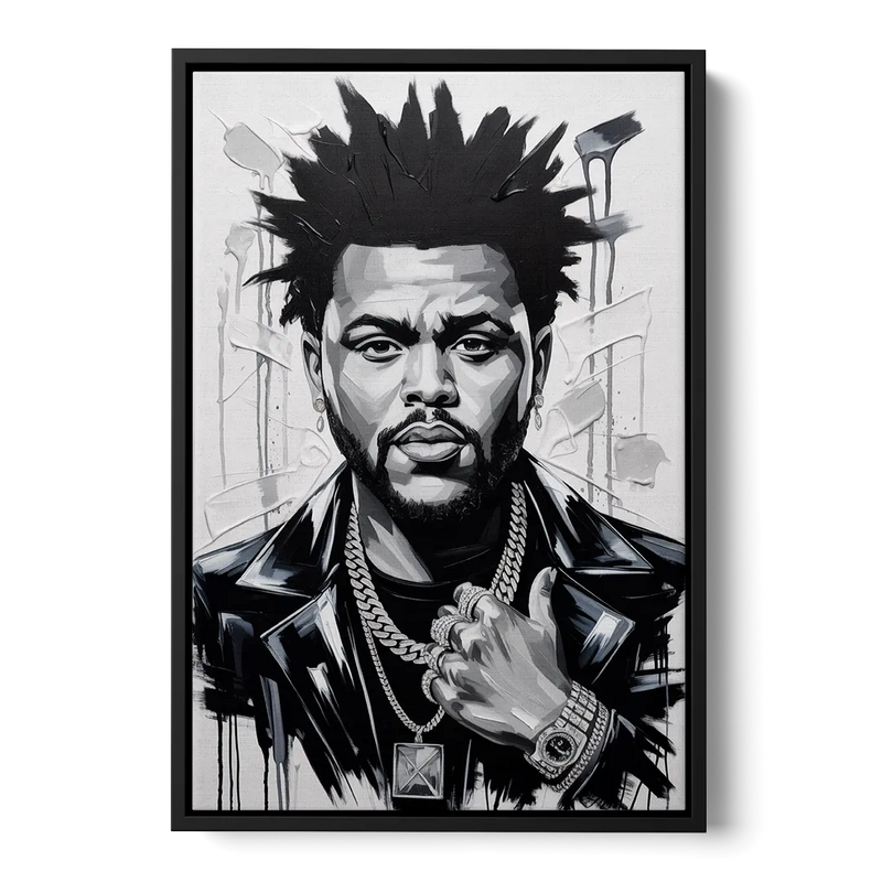 After Hours Front - Black Canvas Wall Art