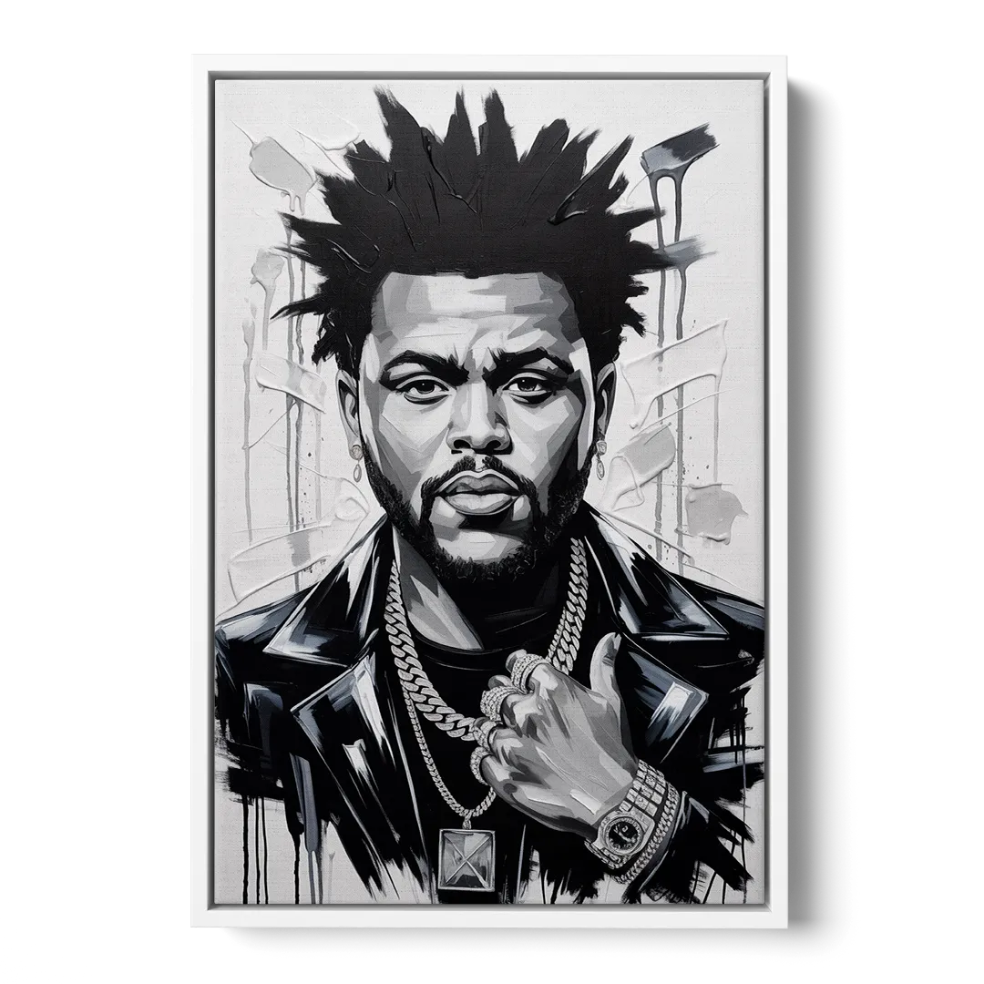 After Hours Front - White Canvas Wall Art