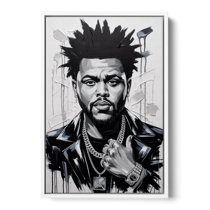 After Hours Front - White Canvas Wall Art