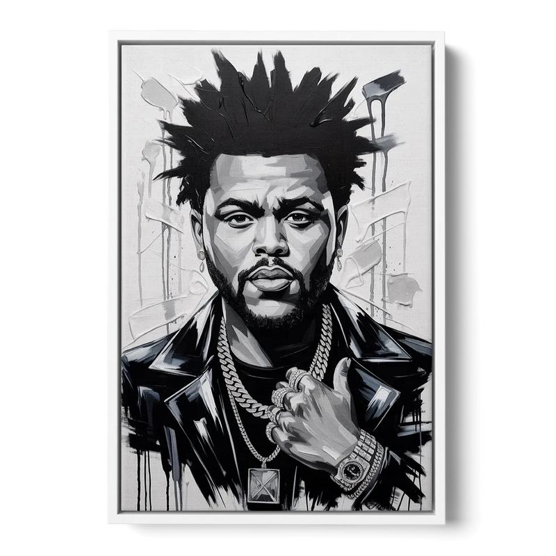 After Hours Front - White Canvas Wall Art