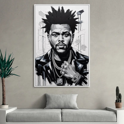 After Hours Sitting Room - White Canvas Wall Art