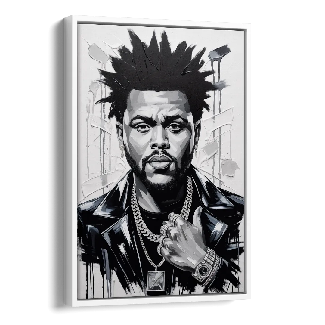 After Hours Side - White Canvas Wall Art