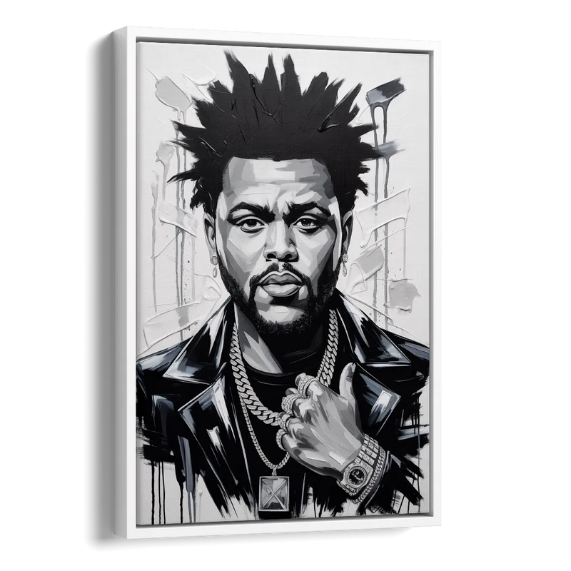 After Hours Side - White Canvas Wall Art