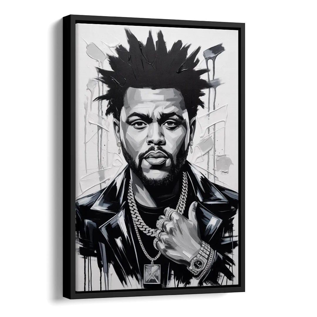 After Hours Side - Black Canvas Wall Art