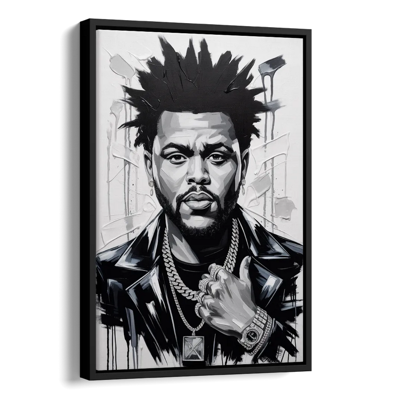 After Hours Side - Black Canvas Wall Art