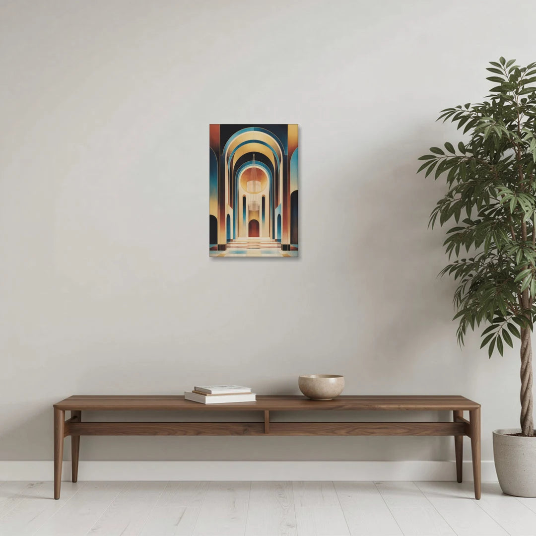 Agios Minas Cathedral - Canvas Wall Art - Coffee Table - 16x24