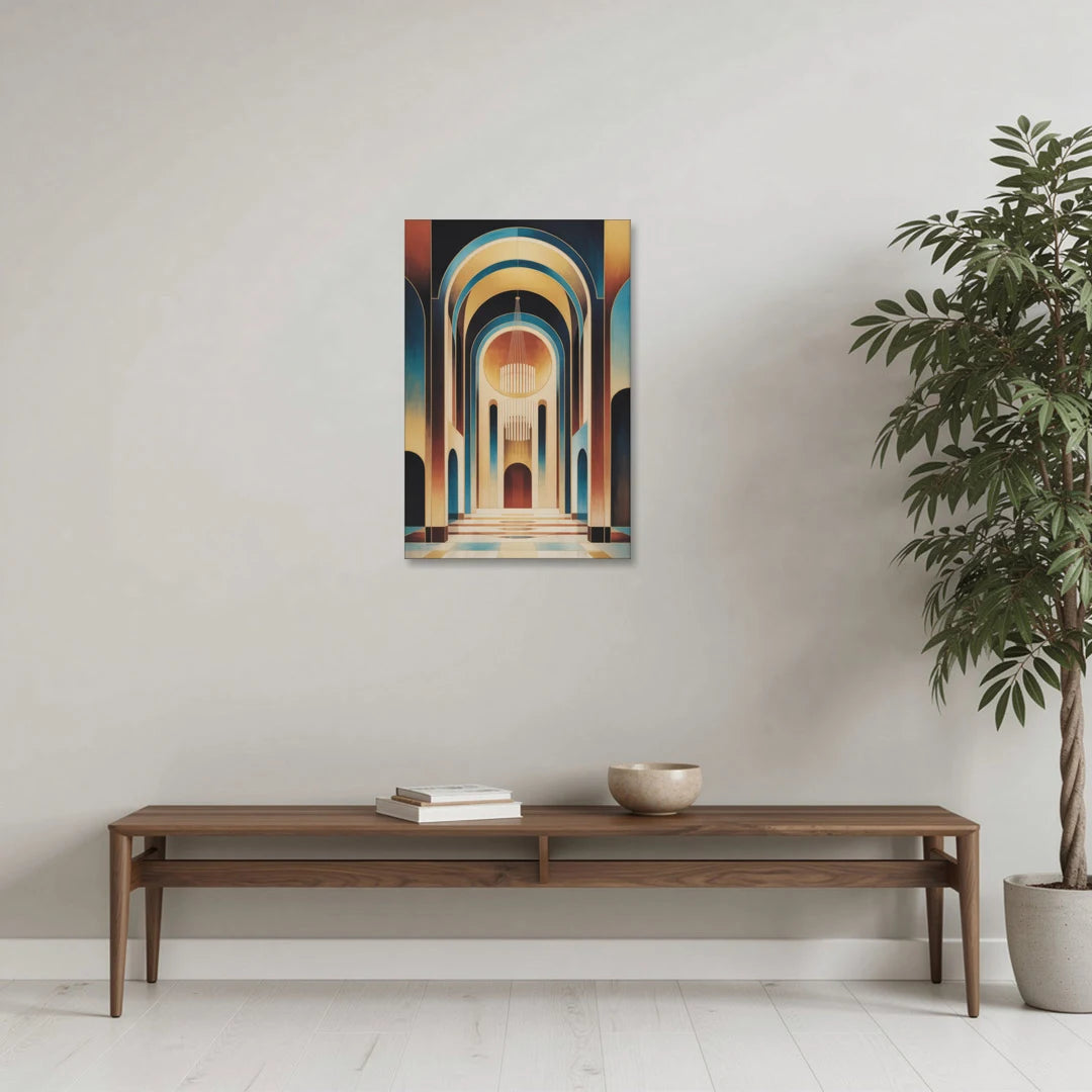 Agios Minas Cathedral - Canvas Wall Art - Coffee Table - 20x30
