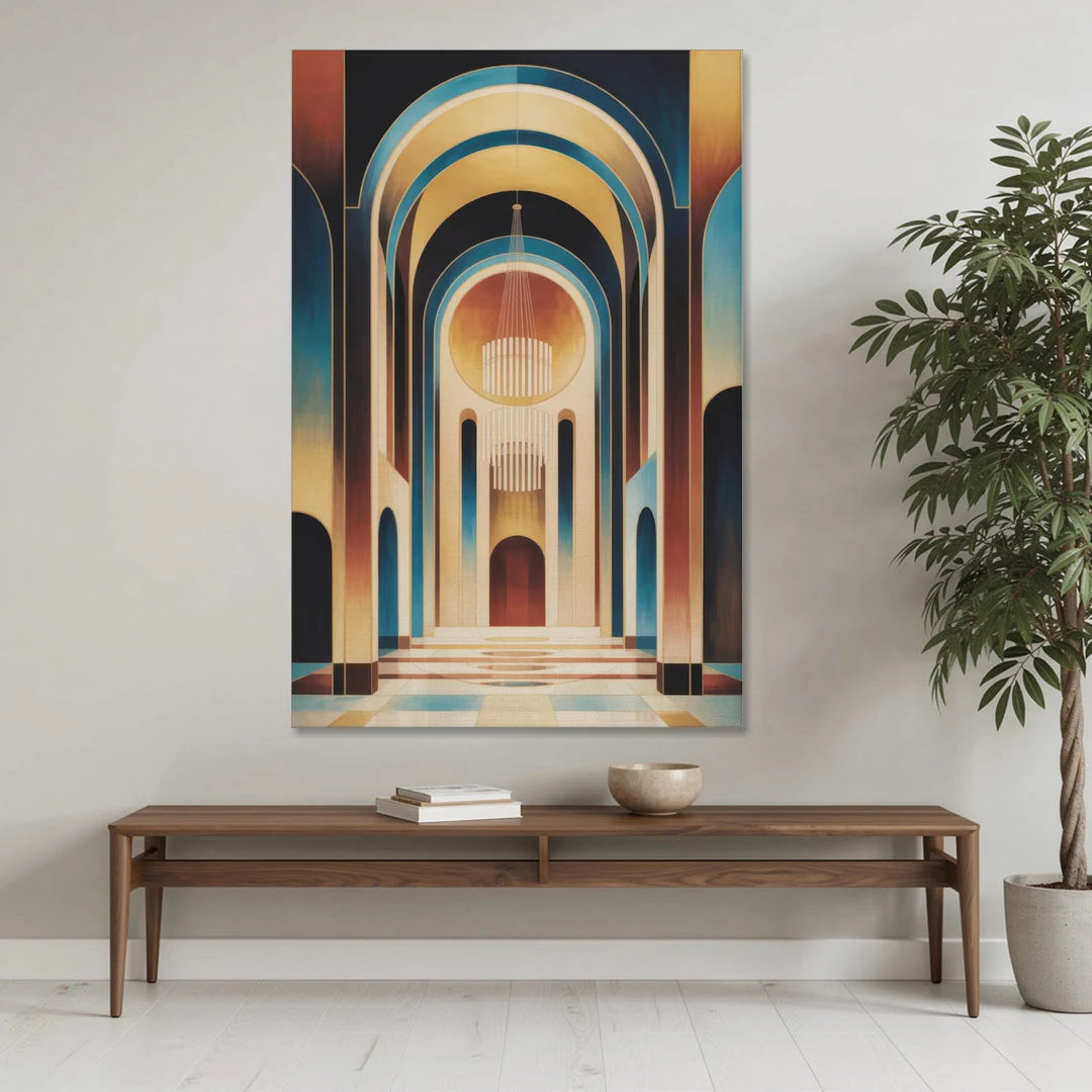 Agios Minas Cathedral - Canvas Wall Art - Coffee Table - 40x60