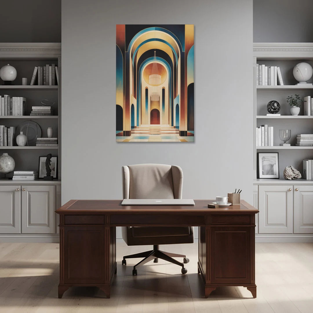 Agios Minas Cathedral - Canvas Wall Art - Office - 32x48