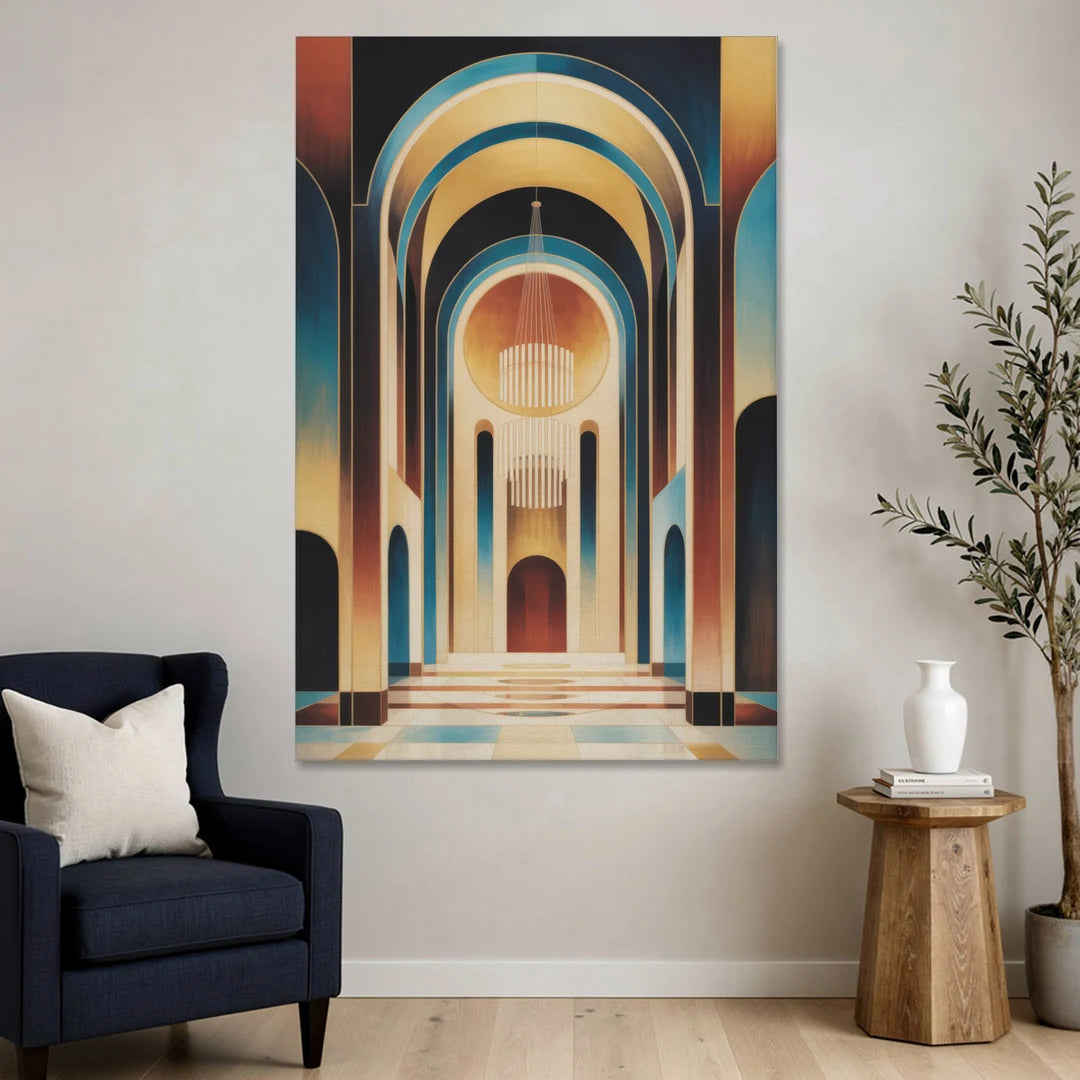 Agios Minas Cathedral - Canvas Wall Art - Sofa - 40x60