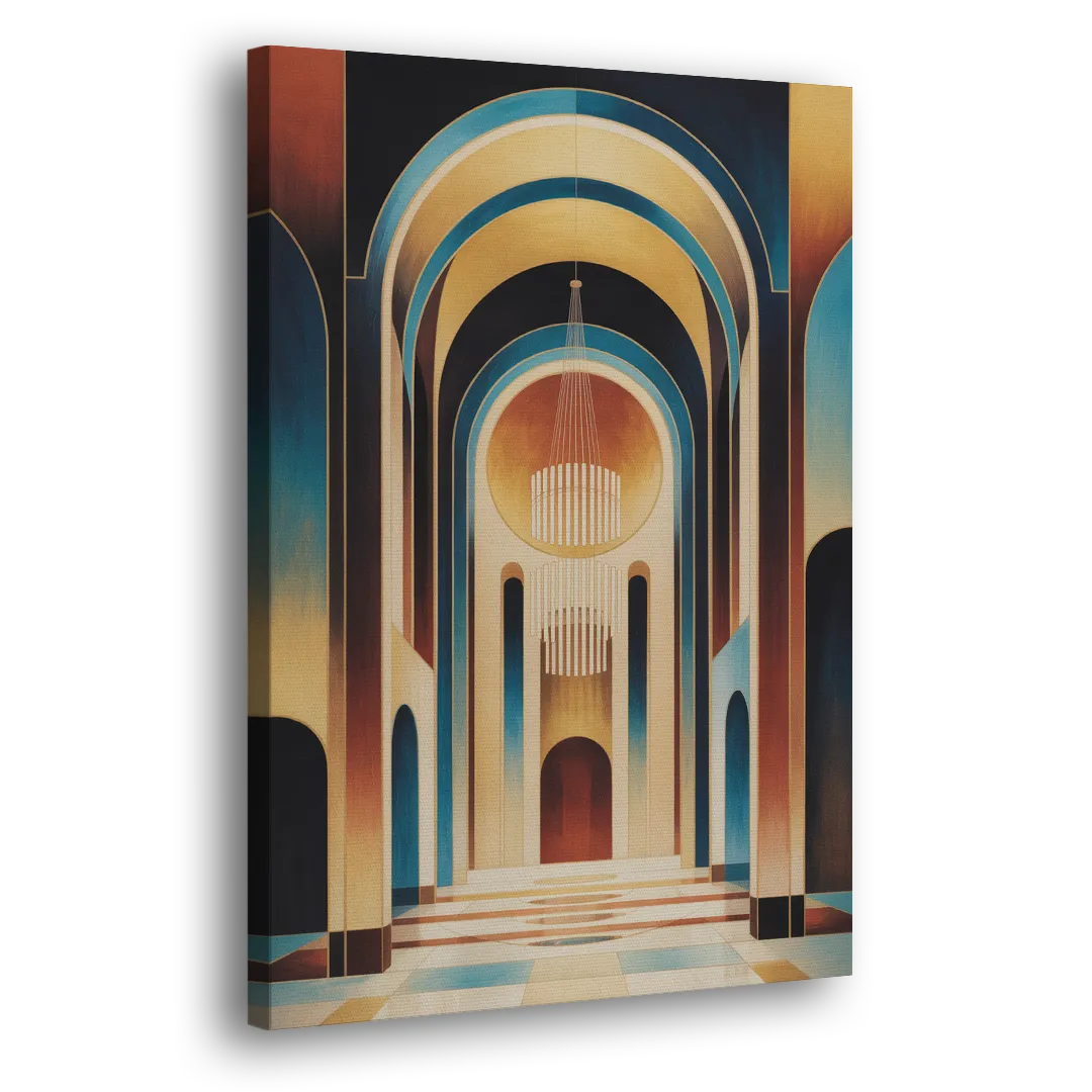 Agios Minas Cathedral Side - Canvas Wall Art