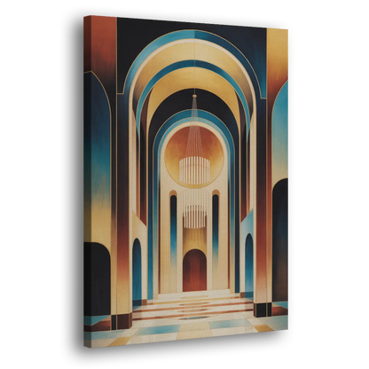 Agios Minas Cathedral Side - Canvas Wall Art