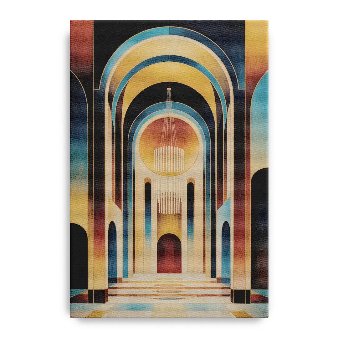 Agios Minas Cathedral Front - Canvas Wall Art