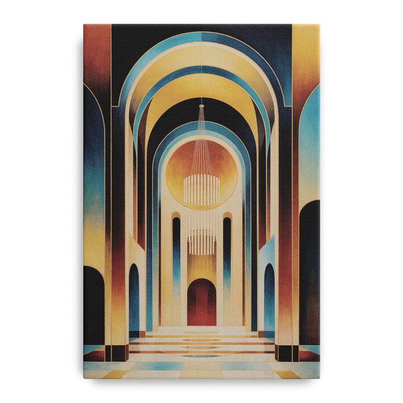 Agios Minas Cathedral Front - Canvas Wall Art