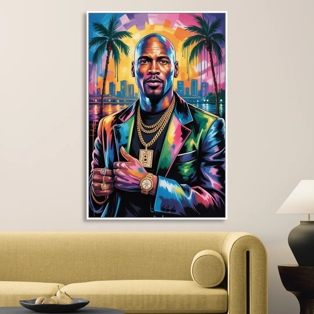 Air Legend 2.0 Sitting Room - White Canvas Wall Art