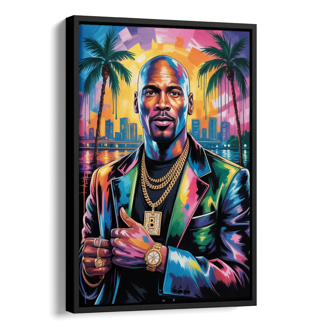 Air Legend 2.0 Side - Black Canvas Wall Art