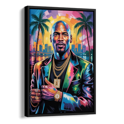 Air Legend 2.0 Side - Black Canvas Wall Art