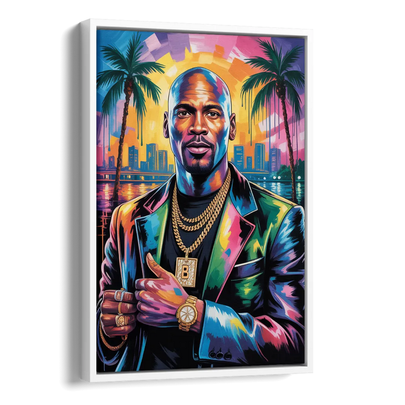 Air Legend 2.0 Side - White Canvas Wall Art