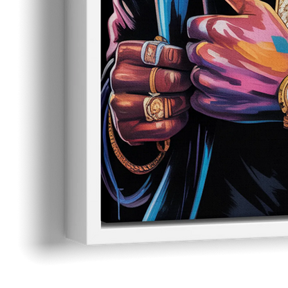 Air Legend 2.0 - Close-Up White Frame Canvas