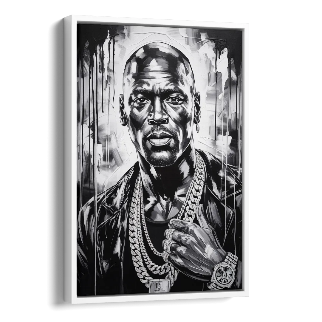 Air Legend Side - White Canvas Wall Art