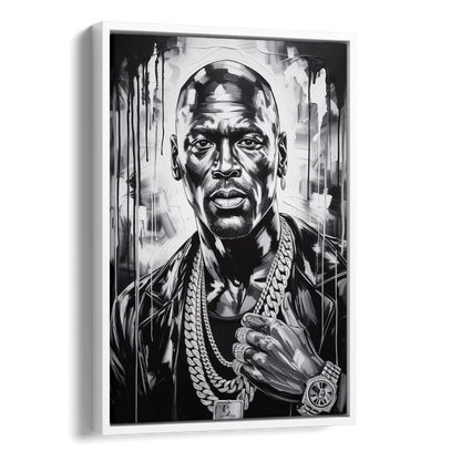 Air Legend Side - White Canvas Wall Art