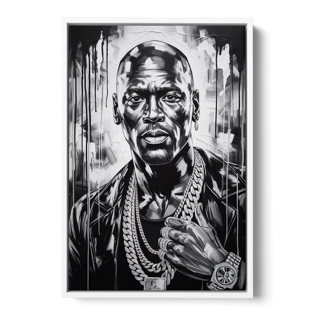 Air Legend Front - White Canvas Wall Art