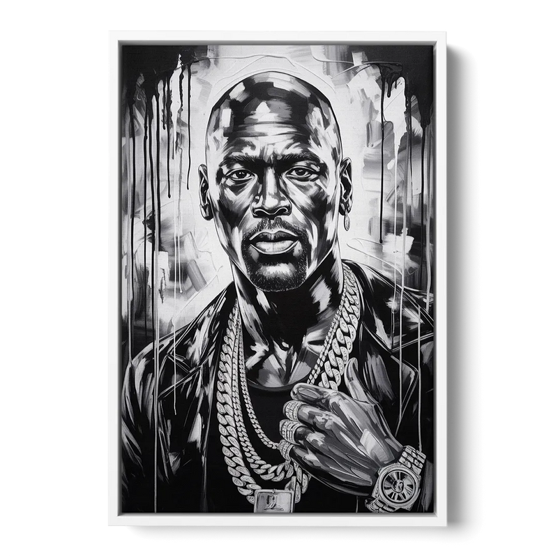 Air Legend Front - White Canvas Wall Art