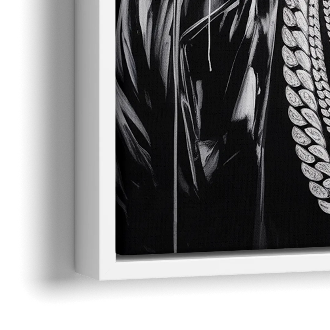 Air Legend - Close-Up White Frame Canvas