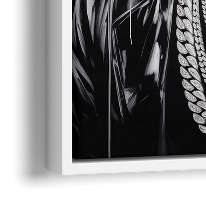 Air Legend - Close-Up White Frame Canvas