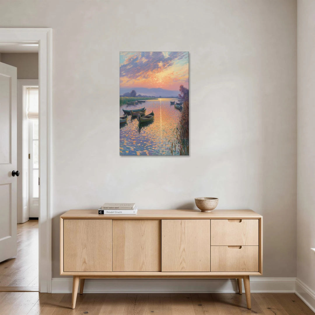 Albufera Sunset - Canvas Wall Art - Coffee Table - 24x36