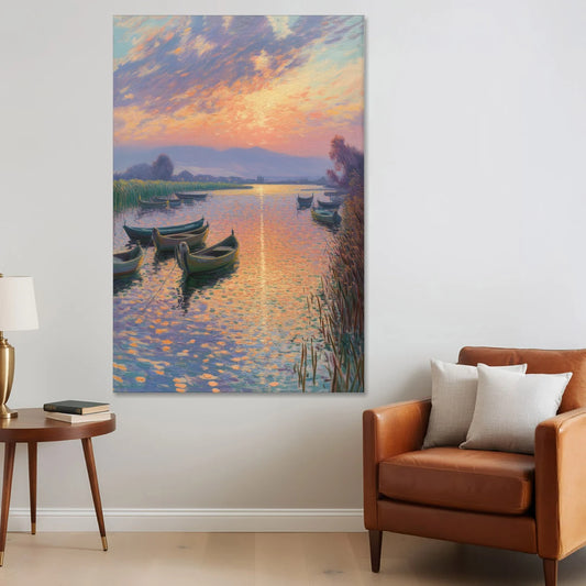Albufera Sunset - Canvas Wall Art - Sofa - 40x60