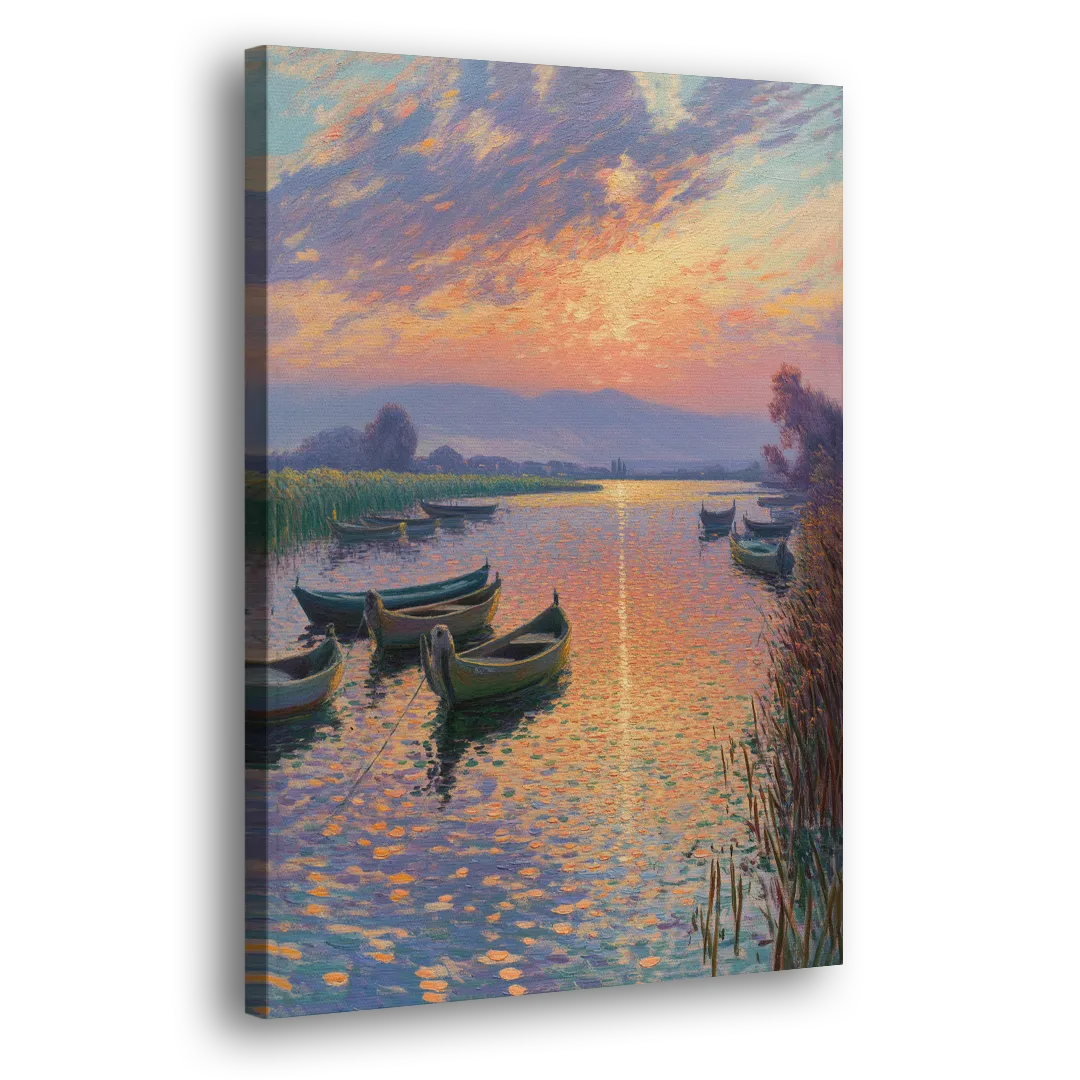 Albufera Sunset Side - Canvas Wall Art