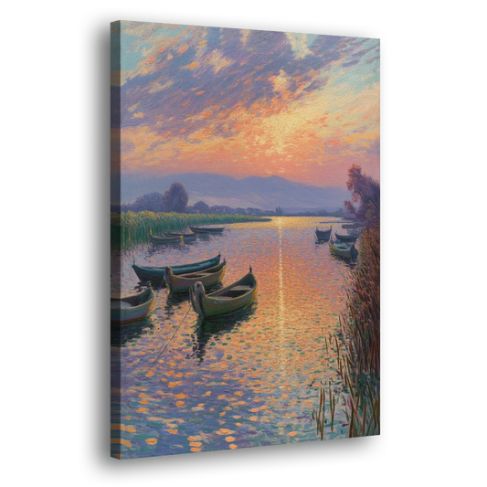 Albufera Sunset Side - Canvas Wall Art
