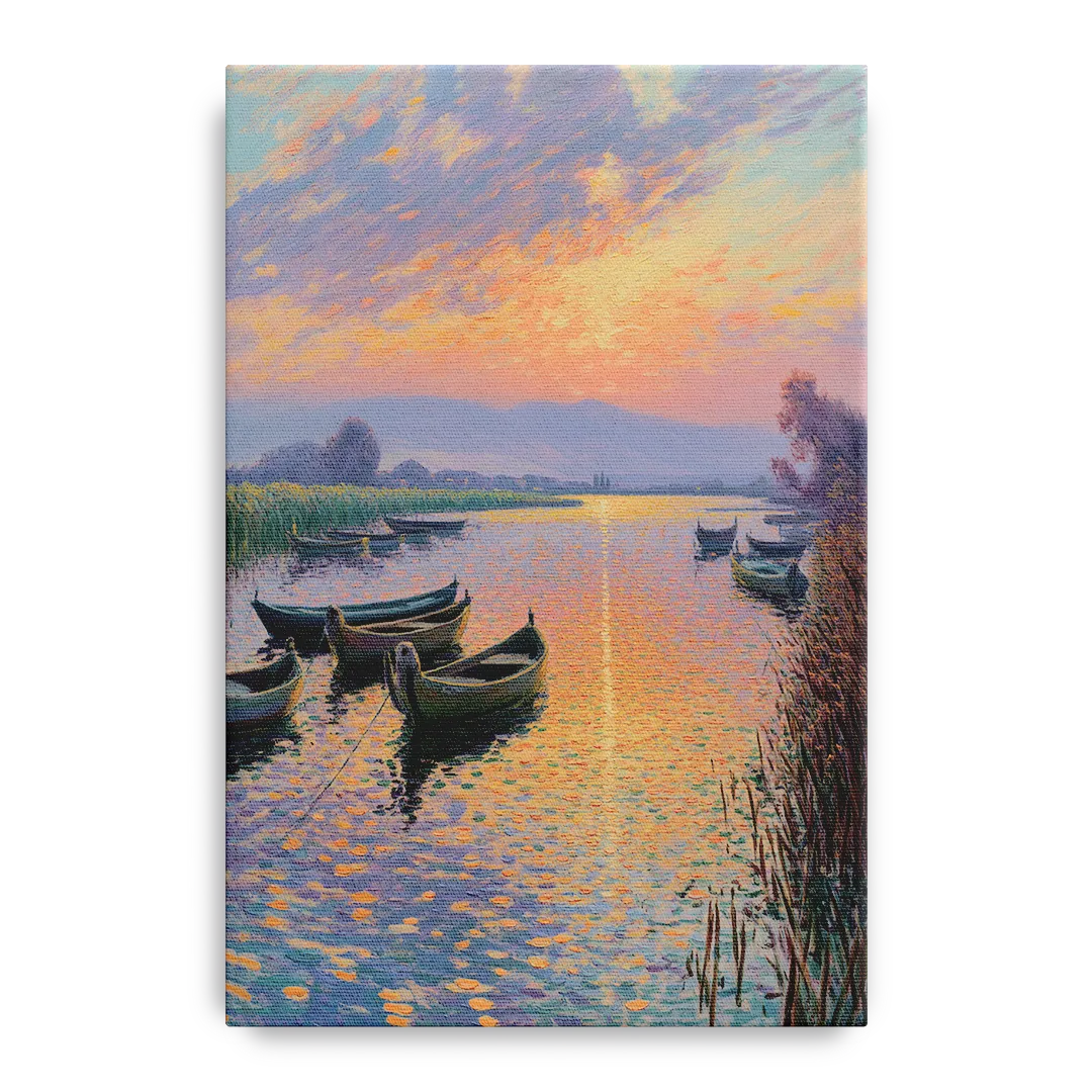 Albufera Sunset Front - Canvas Wall Art