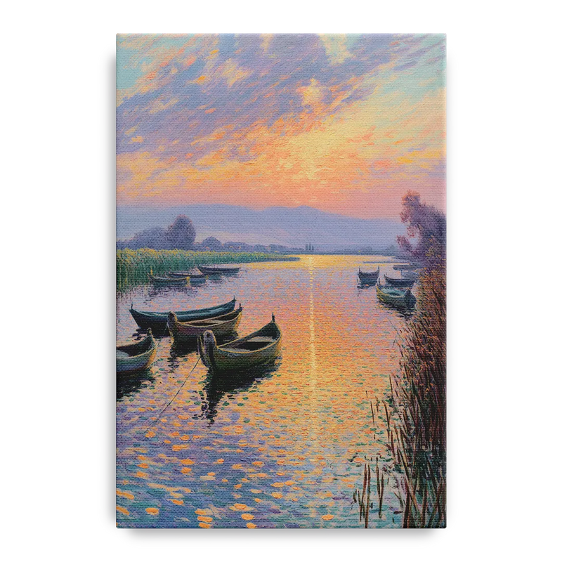 Albufera Sunset Front - Canvas Wall Art