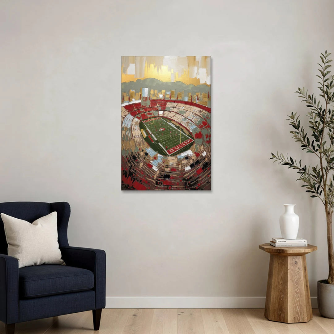 Albuquerque Lobo Pride - Canvas Wall Art - Sofa - 24x36