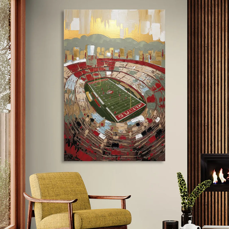 Albuquerque Lobo Pride Sitting Room - Canvas Wall Art