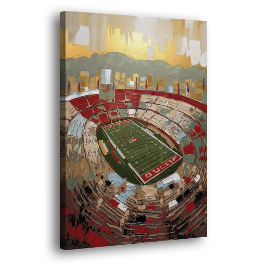 Albuquerque Lobo Pride Side - Canvas Wall Art