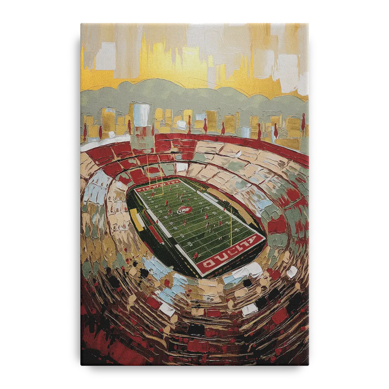 Albuquerque Lobo Pride Front - Canvas Wall Art