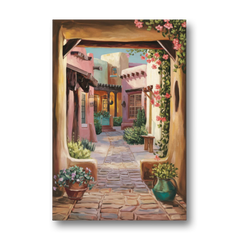 Albuquerque Old Town Charm - Canvas Wall Art - Front