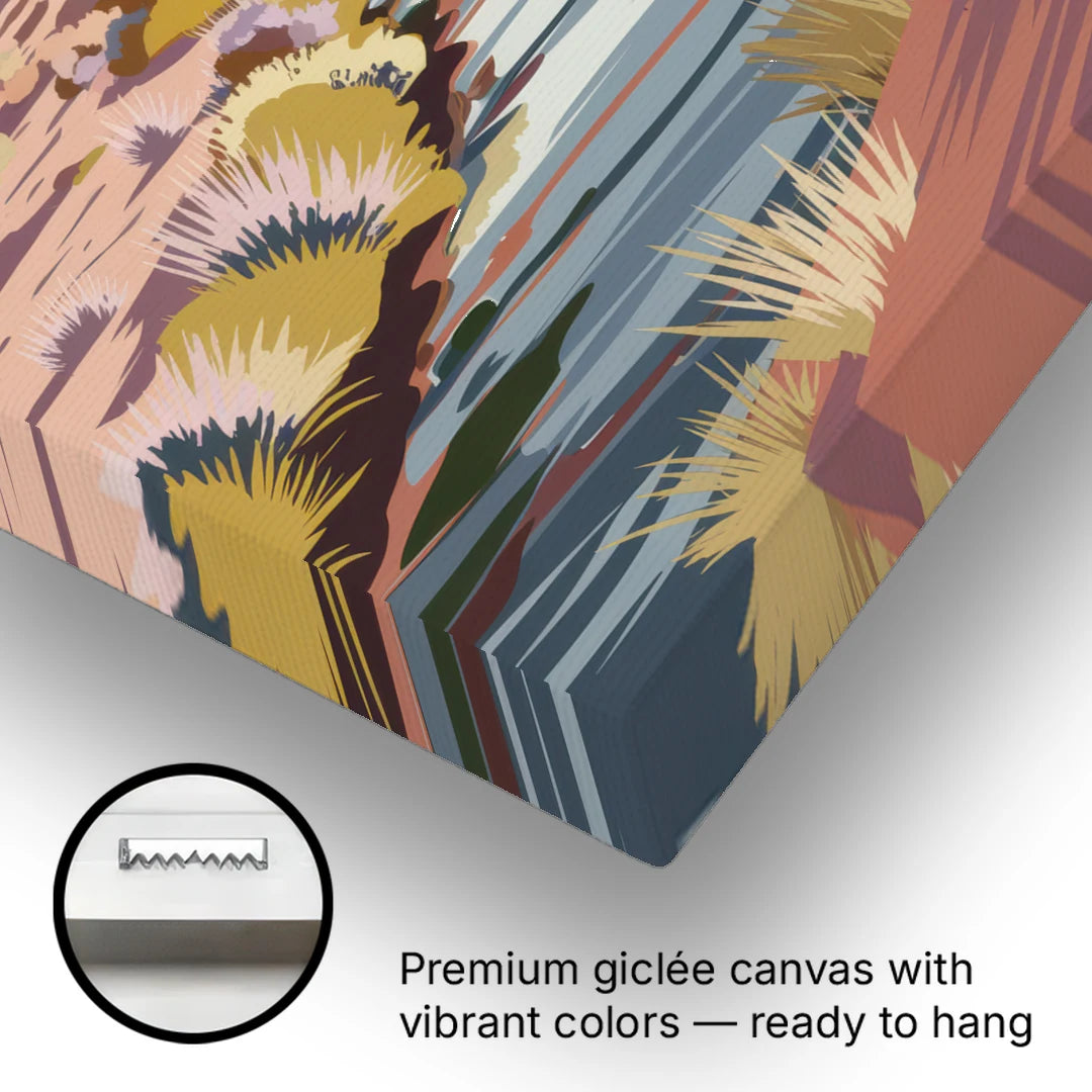 Albuquerque Rio Grande Views - Canvas Wall Art - Gallery Wrap Corner