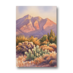 Albuquerque Sandia Mountains - Canvas Wall Art - Front