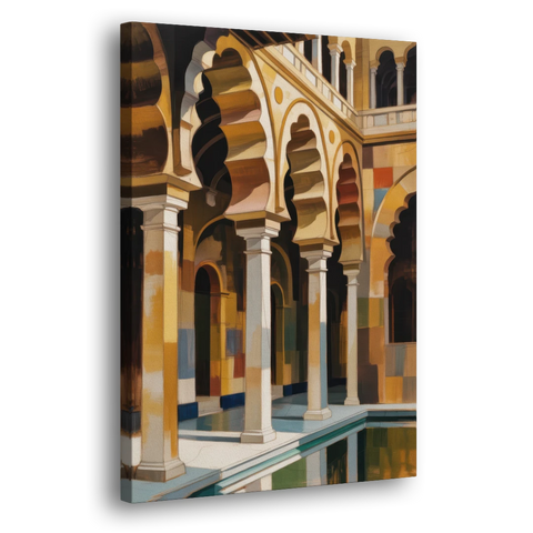 Alcazar Allure - Canvas Wall Art - Side