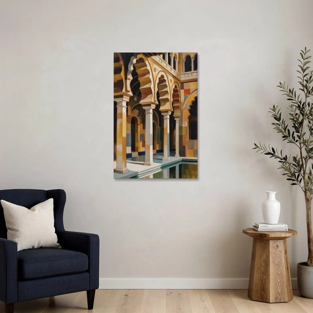 Alcazar Allure - Canvas Wall Art - Sofa - 24x36