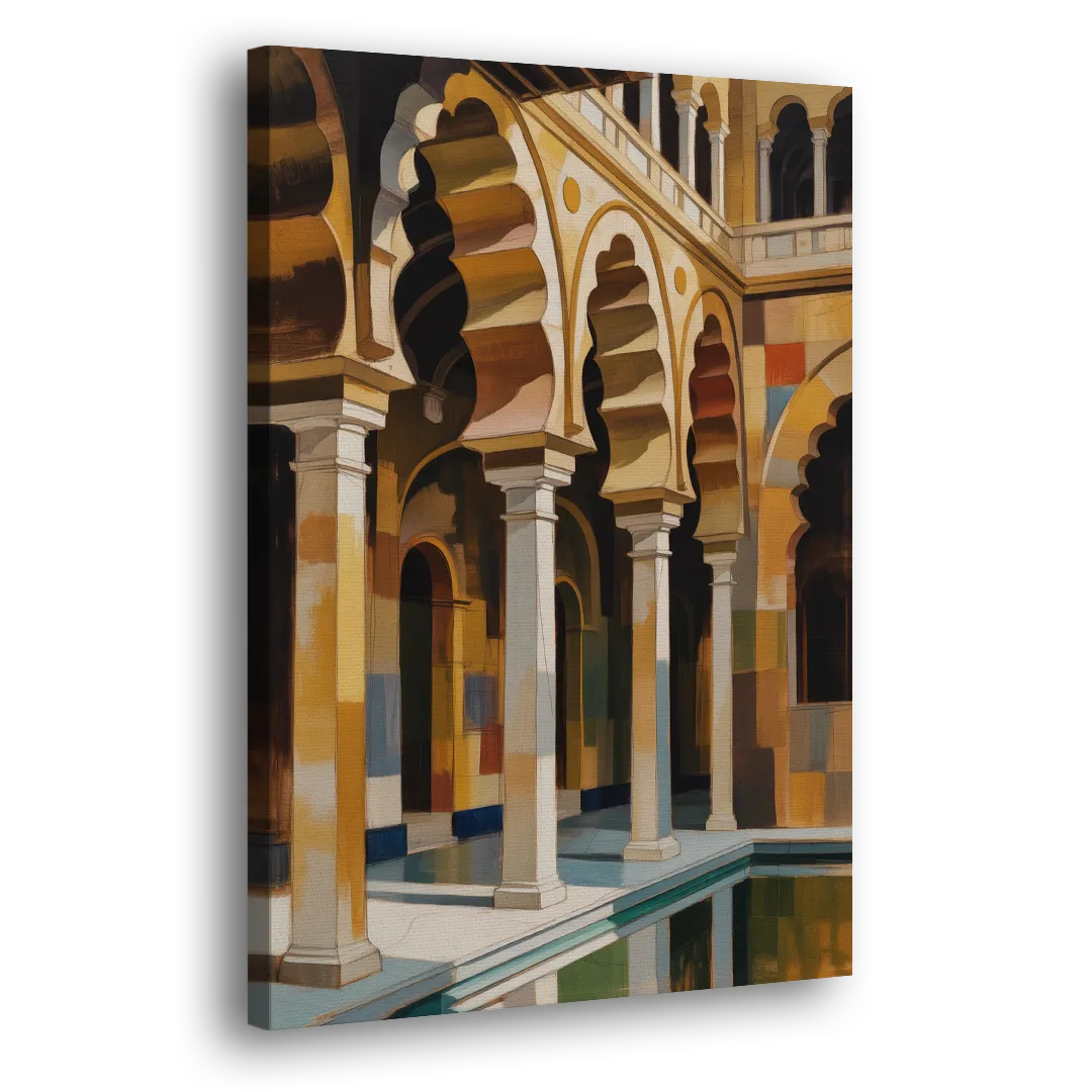 Alcazar Allure Side - Canvas Wall Art