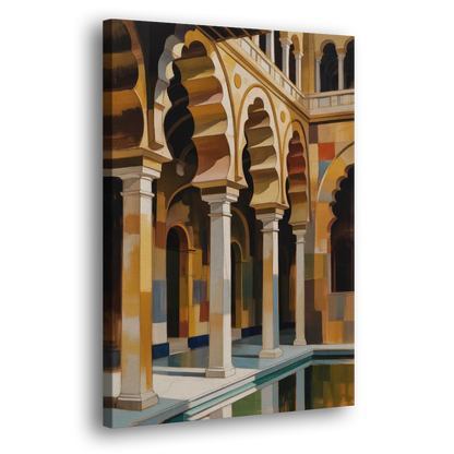 Alcazar Allure Side - Canvas Wall Art