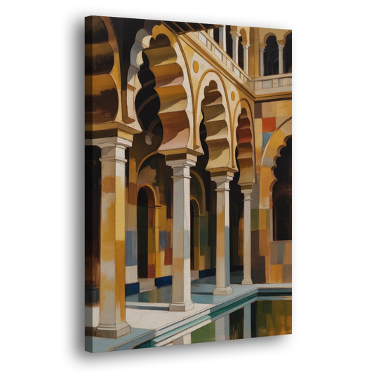 Alcazar Allure Side - Canvas Wall Art