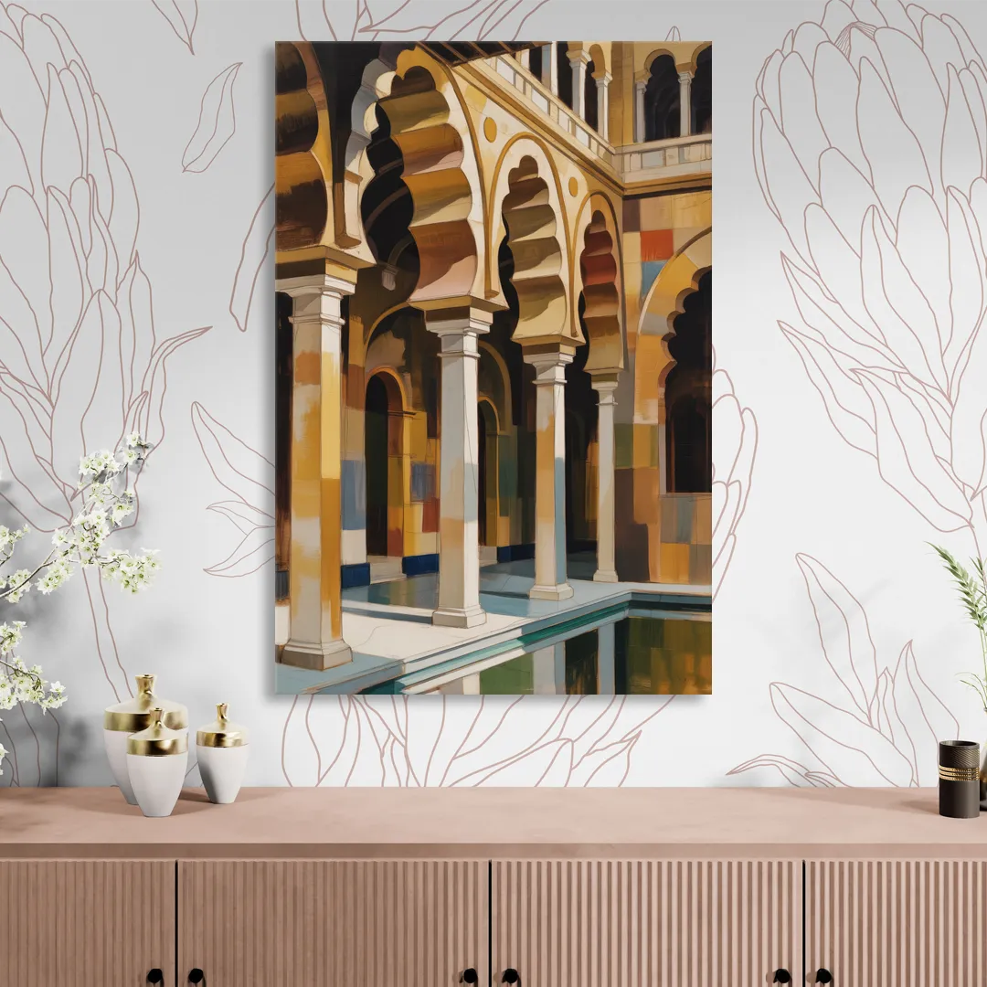 Alcazar Allure Sitting Room - Canvas Wall Art