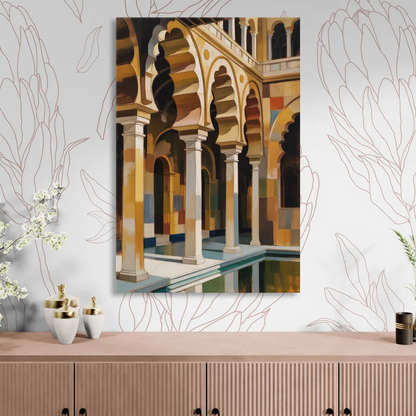 Alcazar Allure Sitting Room - Canvas Wall Art