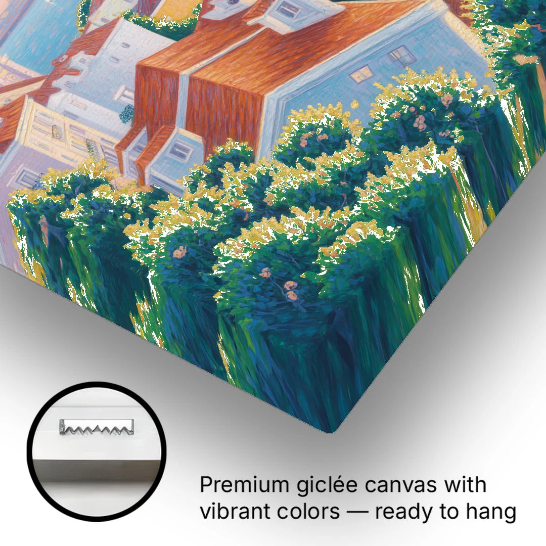 Alfama Charm - Canvas Wall Art - Gallery Wrap Corner